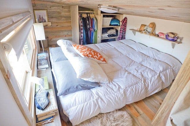 alek tiny house loft bedroom
