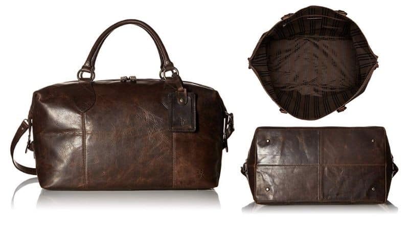 Durable Leather Travel Bags For Men, Duffle Bag Leather